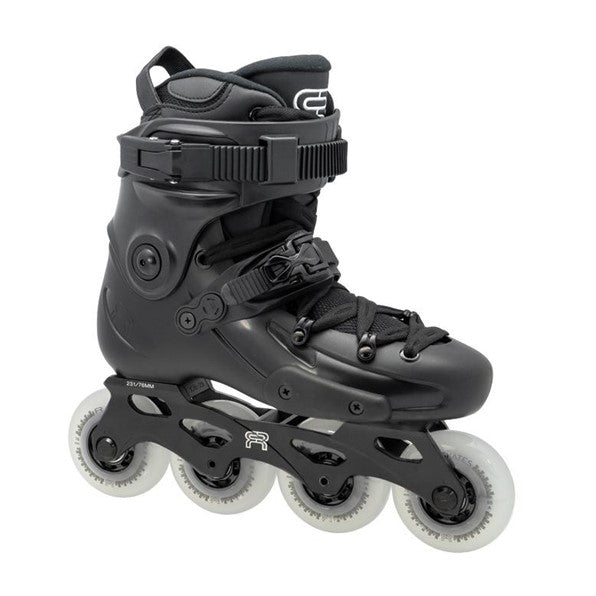FR SKATES KIDS ADJUSTABLE INLINE SKATES BLACK 80 - LUCKY SKATES 