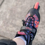 Kids Adjustable K2 Marlee Purple/Coral Inline Skates *Last Pair* US 11J-2 - Lucky Skates