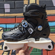 Kaltik Black K-Skate V2 Adjustable Aggressive Inline Skates - Lucky Skates