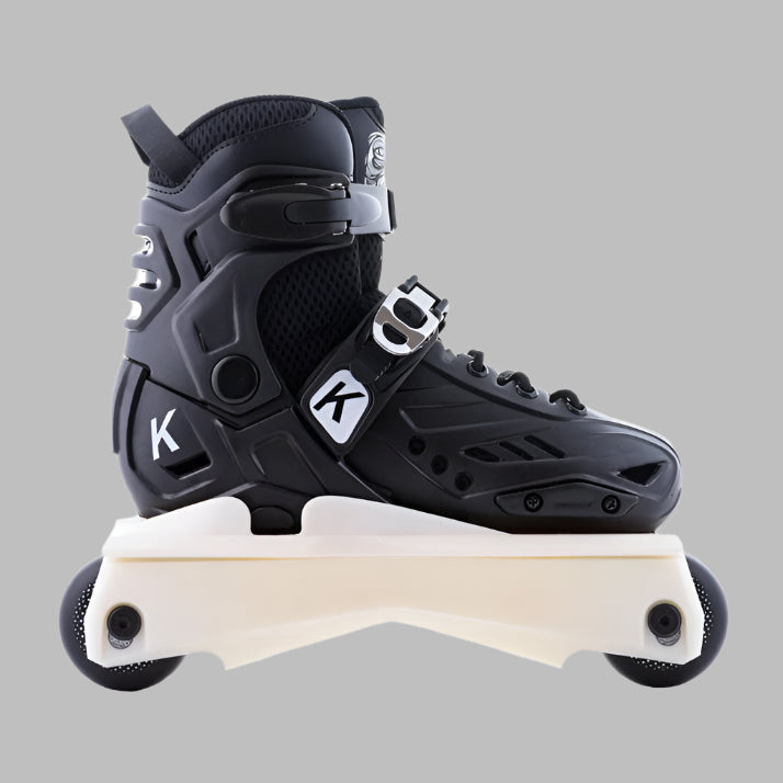 Kaltik Black K-Skate V2 Kids Adjustable Aggressive Inline Skates - Lucky Skates