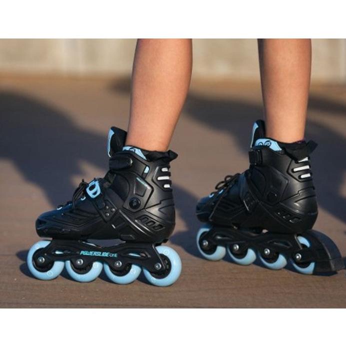 Kids Adjustable Powerslide Khaan Junior LTD Blue Inline Skates *Last Pair* US 9J-12J