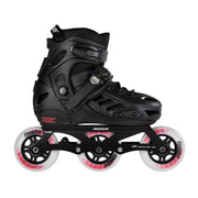 Kids Adjustable Powerslide Khaan Junior Pro Black Inline Adjustable Tri Skates - Lucky Skates