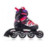 Kids Adjustable Powerslide Phuzion Orbit Red Purple Inline Skates - Lucky Skates