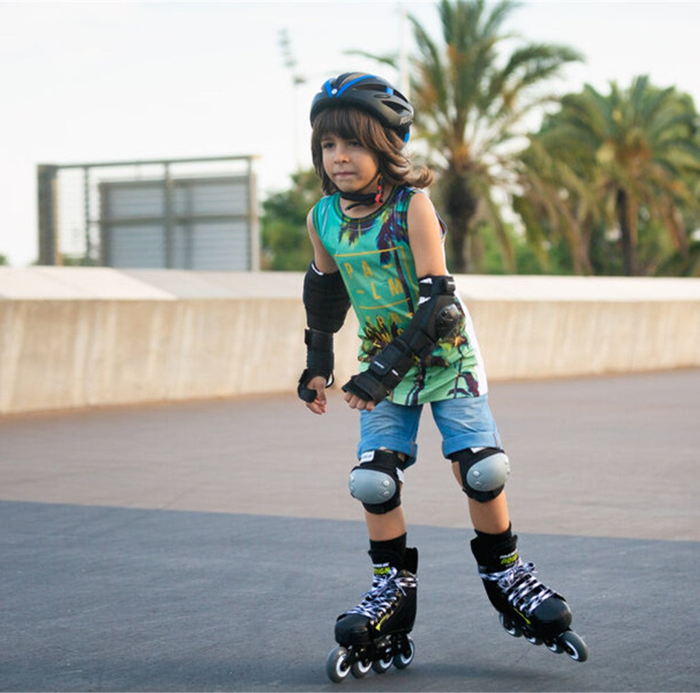 Kids Adjustable Powerslide Reign Ares Roller Hockey Inline Skates - Lucky Skates