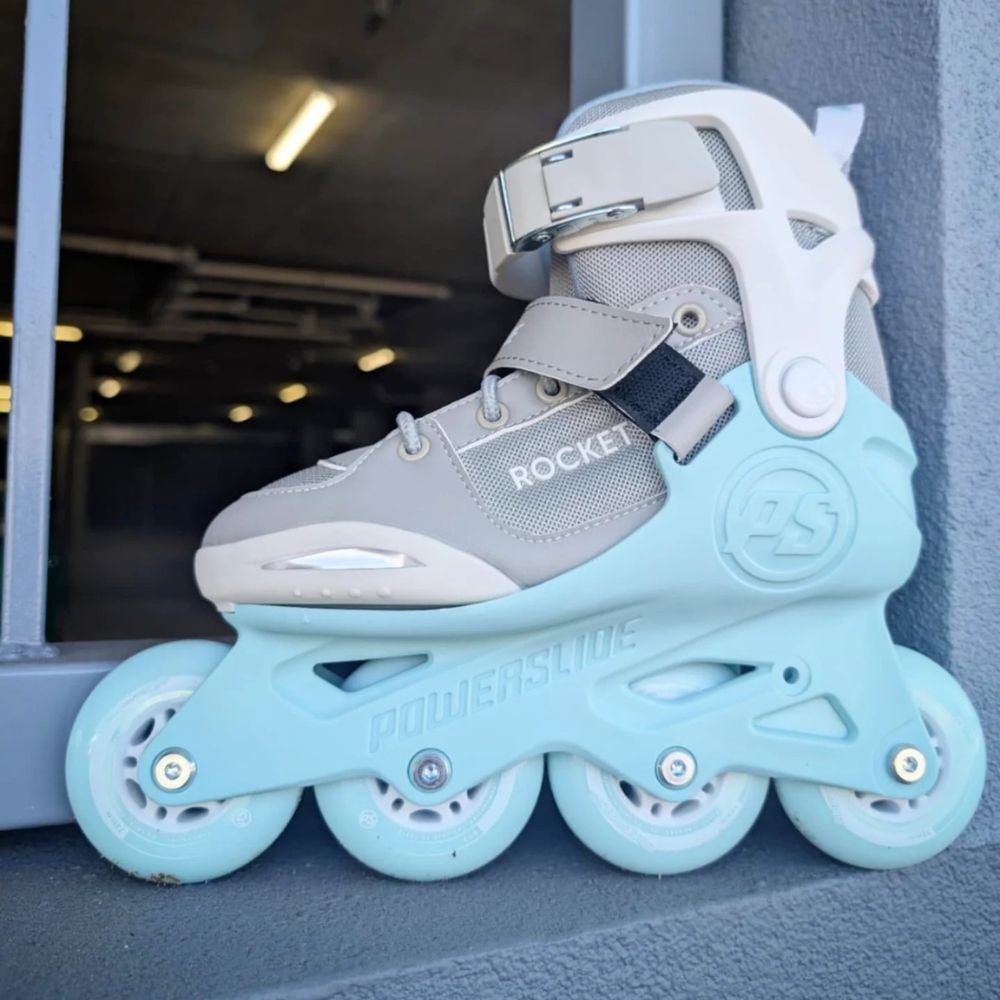 Powerslide Childrens Aqua Rocket Grey Inline Skates - Lucky Skates
