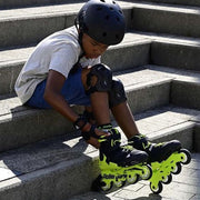 Kids Adjustable Rollerblade Microblade Neon Inline Skates - Lucky Skates