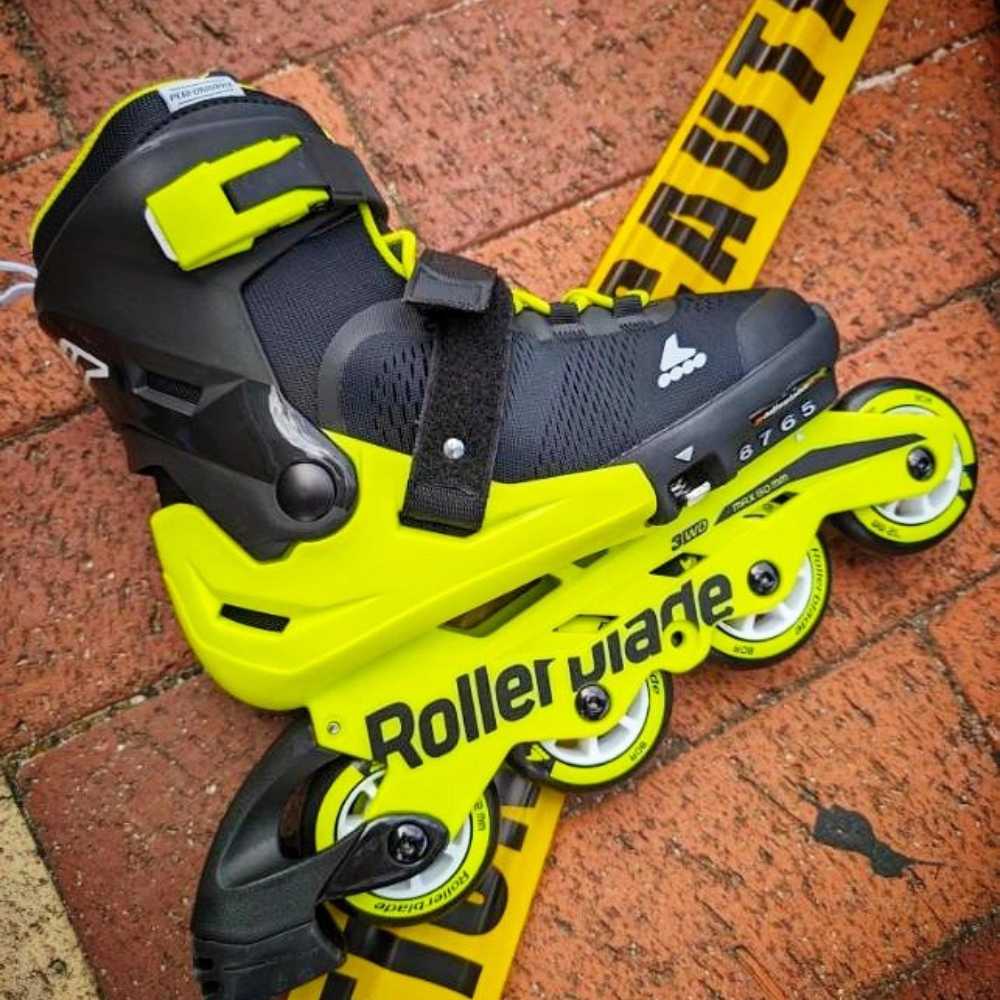 Rollerblade Microblade Neon Kids Adjustable Inline Skates - Lucky Skates