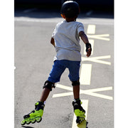 Kids Adjustable Rollerblade Microblade Neon Inline Skates - Lucky Skates