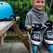 Kids Adjustable SFR Pulsar Blue Inline Skates - Lucky Skates