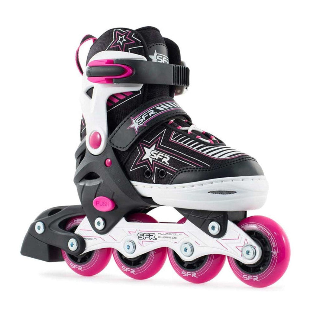Kids Adjustable SFR Pulsar Pink Inline Skates - Lucky Skates