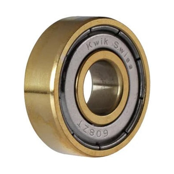 Kwik Swiss Nitrade Skate Bearings Gold  Lucky Skates