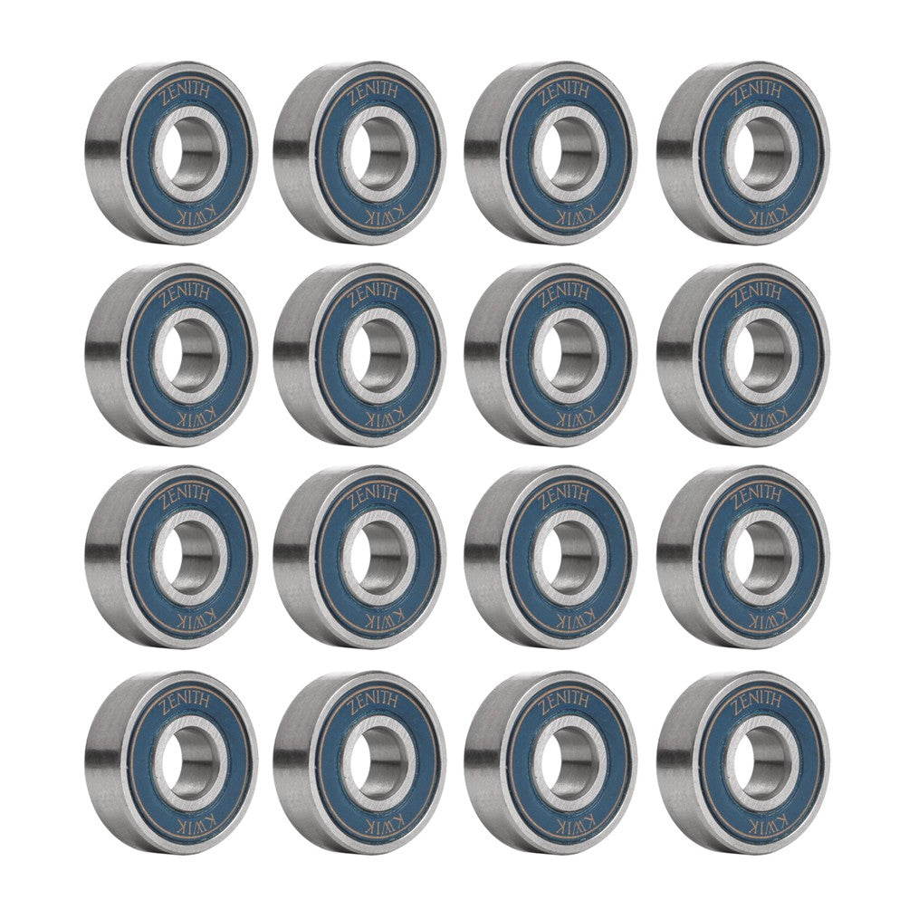 Kwik Zenith Blue Skate Bearings 16 Pack 608 8mm - Lucky Skates