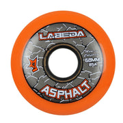 Labeda Gripper Asphalt Orange Inline Wheel 85A - Lucky Skates