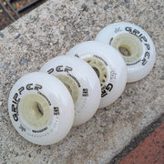 Labeda Crossover Soft Indoor Inline Hockey Wheels White 80mm Soft 4 Pack - Lucky Skates 