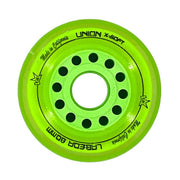 Labeda Union X-Soft Green Indoor Inline Hockey Wheel - 4 Pack - Lucky Skates