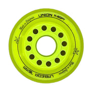Labeda Union X-Soft Yellow Inline Indoor Roller Hockey Wheels 76mm - Lucky Skates 