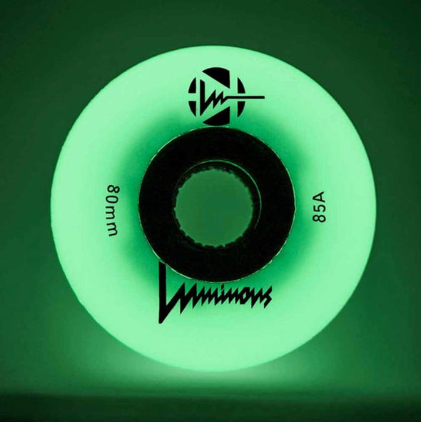 light up green inline wheels 