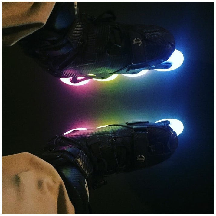 Luminous Light Up LED Inline Wheels 80mm 85A - 4 Pack - Lucky Skates