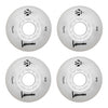 Luminous Light Up LED Inline Wheels 80mm 85A - 4 Pack