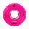 Luminous Light Up Quad Wheels Pink Glitter 97A 58mm - 4 pack