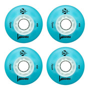 blue light up inline wheels