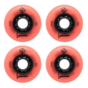 light up red inline wheels 