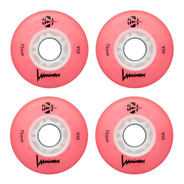 pink light up inline wheels