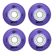 purple light up inline wheels