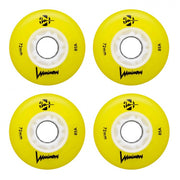 yellow light up inline wheels