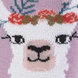 Sock It To Me Llama Queen Junior Knee High Socks