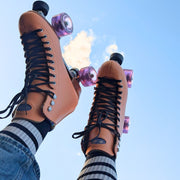 Lucky Laces Pitch Black Waxed Roller Skate Laces 96" (244cm) - Lucky Skates 