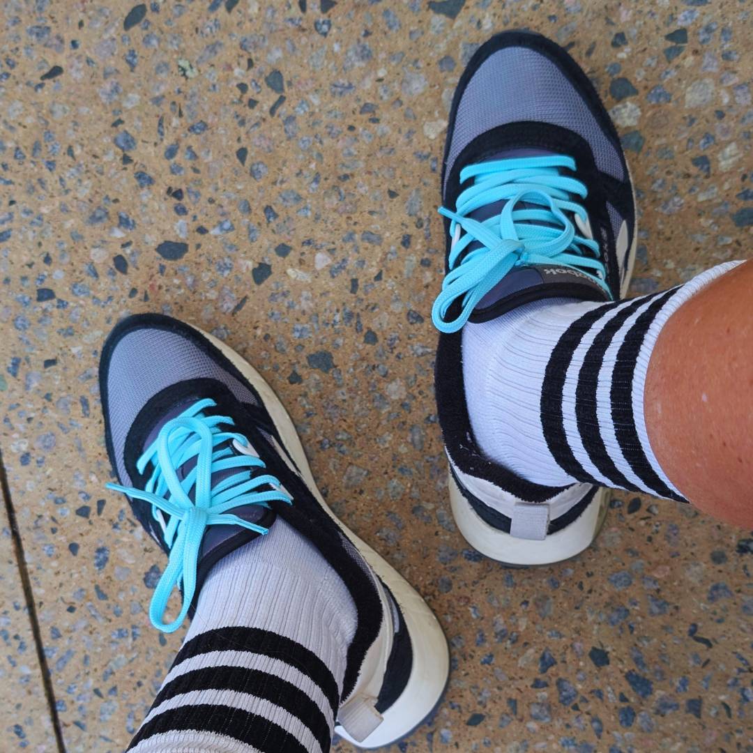 Lucky Laces Aqua Coast Waxed Shoe Sneaker Laces 54" (137cm) - Lucky Skates 