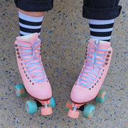 Lucky Laces Ice-Cream Rainbow Roller Skate Laces Roller Skate Laces 96 inches - Lucky Skates 