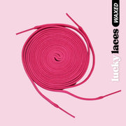Lucky Laces Pink Pony Waxed Skate Laces Shoe Laces 54" (137cm), 72" (183cm), 96" (244cm) - Lucky Skates 