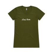 Lucky Skates Army Green T-shirt - Lucky Skates