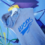 Lucky Skates Grey Sleeveless Hoodie - Lucky Skates