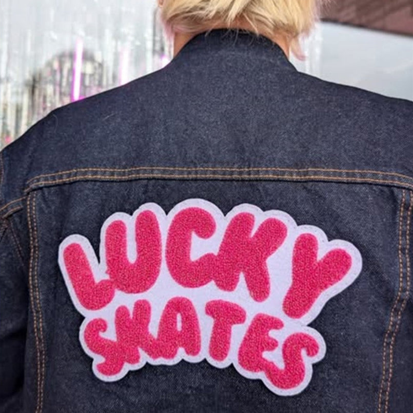 Lucky Skates Puffy Patch Large - Lucky Skates 