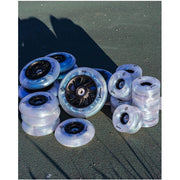 Luminous Light Up Quad Wheels Black Pearl 78A - 4 pack - Lucky Skates