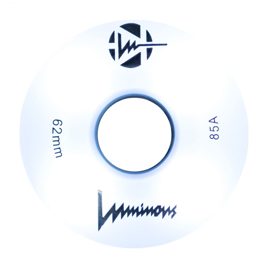 Luminous Light Up Quad Wheels White 85A - 4 pack