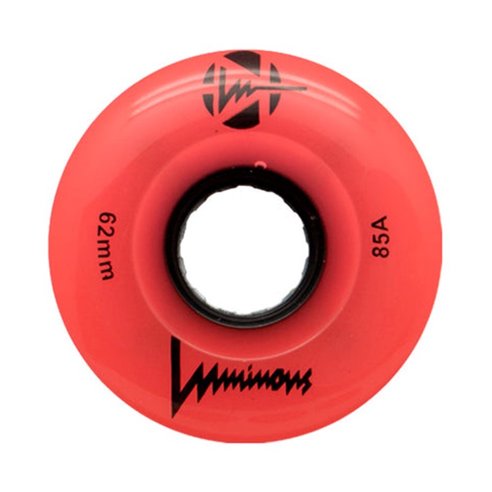 Luminous Light Up Roller Skate LED Roller Skate Wheels Coral Glow 62mm 85a - Lucky Skates