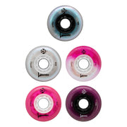 Luminous Light Up Glitter LED Inline Skate Wheels 80mm 85A - 4 Pack - Lucky Skates