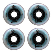 Luminous Light Up Glitter LED Inline Skate Wheels - 4 Pack - Lucky Skates