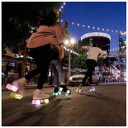 Luminous Light Up Quad Roller Skate LED Wheels - Lucky Skates