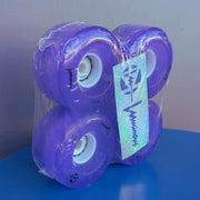 Luminous Light Up Quad Roller Skate LED Wheels Purple 62mm 85A -  4 Pack - Lucky Skates