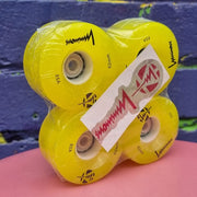 yellow led light up rollerskate wheels 