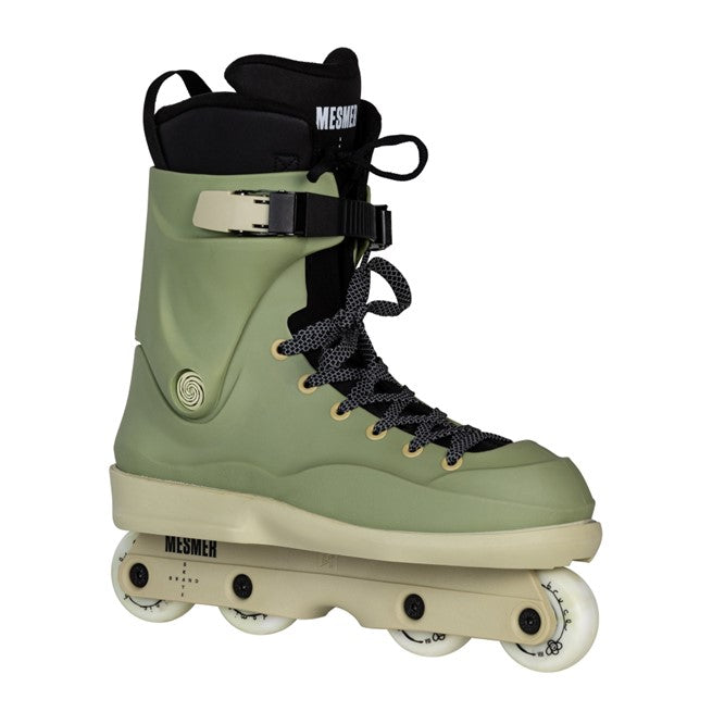 Mesmer Throne Dominic Bruce Green Aggressive Inline Skates - Lucky Skates