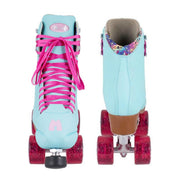 Moxi Beach Bunny Roller Skates Blue Sky Pink - Lucky Skates