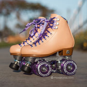 Moxi Beach Bunny Roller Skates Purple Peach Blanket - Lucky Skates