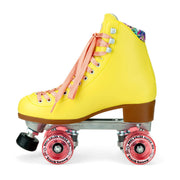 Moxi Beach Bunny Yellow Pink Roller Skates Strawberry Lemonade - Lucky Skates