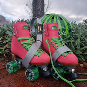 Moxi Beach Pink Green Bunny Roller Skates Watermelon - Lucky Skates